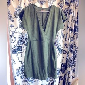 Faux wrap dress
